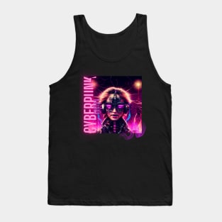 Cyberpunk girl Tank Top